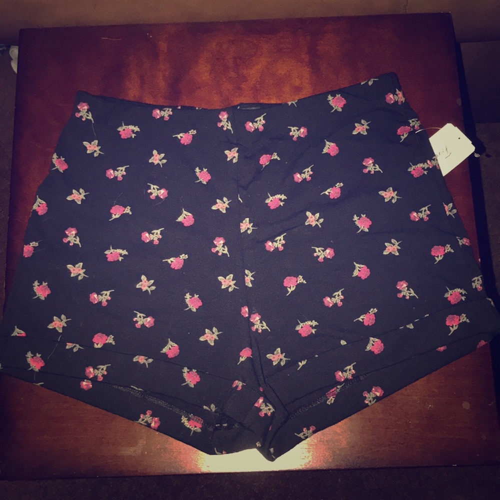 High rise shorts